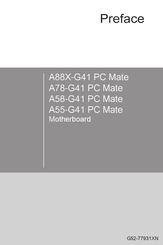 MSI A58-G41 PC Mate Handbuch