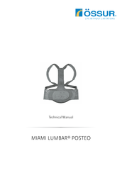 Össur Miami Lumbar Posteo Gebrauchsanweisung