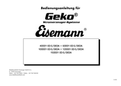 Geko Eisemann 150001 ED-S/DEDA Bedienungsanleitung