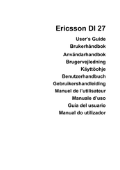 Ericsson DI 27 Benutzerhandbuch