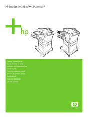 HP LaserJet M4345 MFP Leitfaden Zur Inbetriebnahme