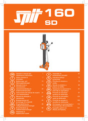 SPIT SD 160 Bedienungs- Und Wartungtsanleitung