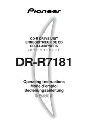 Pioneer DR-R7181 Bedienungsanleitung