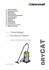 CleanCraft dryCAT 137 RSCM Betriebsanleitung