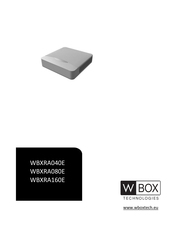 W Box Technologies WBXRA080E Handbuch