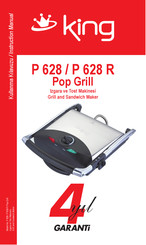 King P 628 Pop Grill Bedienungsanleitung