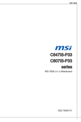 MSI C847IS-P33 series Einleitung