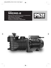 PSH MICRO.2 25 Betriebs- Und Wartungshandbuch