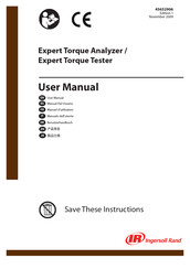 Ingersoll-Rand Expert Torque Tester Benutzerhandbuch