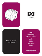 HP Color LaserJet 2550 Serie Inbetriebnahme