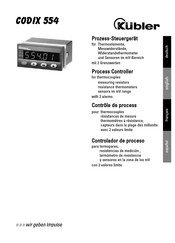 Kübler CODIX 554 Bedienungsanleitung