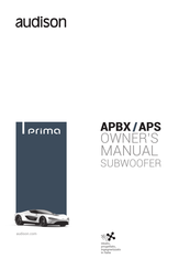 Audison PRIMA APBX series Montageanleitung