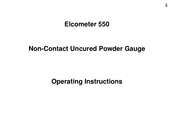 Elcometer 550 Bedienungsanleitung