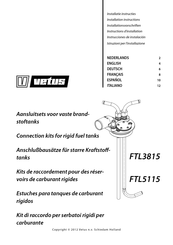 Vetus FTL3815 FTL5108 Installationsvorschriften