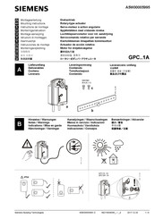 Siemens GPC...1A series Montageanleitung