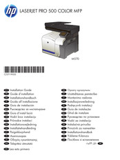 HP LASERJET PRO 500 Serie Installationshandbuch