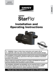 Davey StarFlo DSF420CE Installation Und Betriebsanleitung