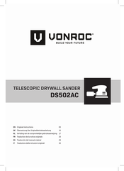 VONROC DS502AC Bersetzung Der Originalbetriebsanleitung