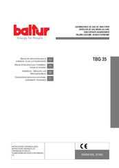 baltur TBG 35P Installations-, Gebrauchs- Und Wartungshandbuch