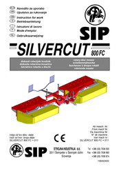 SIP SILVERCUT 300F FC Betriebsanleitung