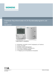 Siemens RDJ100RF Handbuch