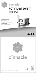 Pinnacle PCTV DVB-T Pro USB Kurzanleitung