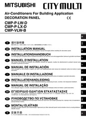 Mitsubishi CMP-P LW-D Serie Installationshandbuch