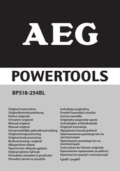 AEG Powertools BPS18-254BL Originalbetriebsanleitung