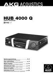 AKG HUB 4000 Q Bedienungsanleitung