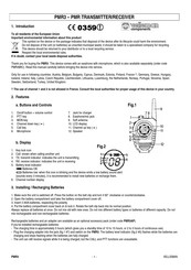 Velleman components PMR3 Handbuch