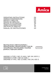 Amica AWDM6B X-TYPE Gebrauchsanweisung