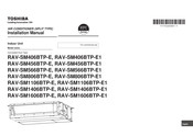 Toshiba RAV-SM456BTP-E Installationsanleitung