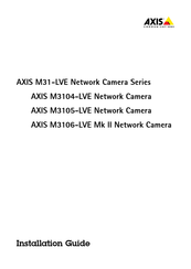 Axis M3105-LVE Installationsanleitung
