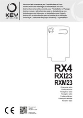 Key Automation RXM23 Anleitungen Und Hinweise Zu Installation Und Einsatz