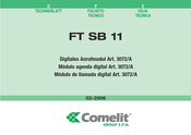 Comelit Group FT SB 11 Technikblatt