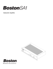 Boston Acoustics Boston SA1 Bedienungsanleitung