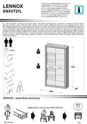 Forte LENNOX ENXV721L Montageanleitung