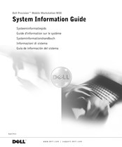 Dell Precision Mobile Workstation M50 Systeminformationshandbuch