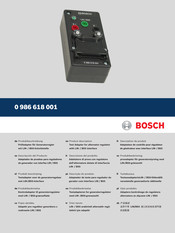 Bosch 0 986 618 001 Produktbeschreibung