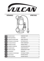 Vulcan VPB7502 Bedienungsanleitung