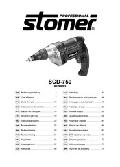 Stomer Professional SCD-750 Bedienungsanleitung