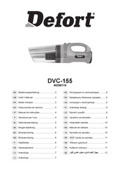 Defort DVC-155 Bedienungsanleitung