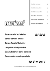 Vetus BPSPE series Installationsvorschriften
