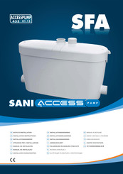 SFA SANIACCESS PUMP Installationshinweise