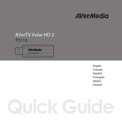 Avermedia AVerTV Volar HD 2 Schnellinstallationsanleitung