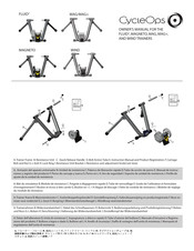 CycleOps FLUID2 Handbuch