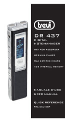 Trevi DR 437 DIGITAL NOTEMANAGER Bedienungsanleitung