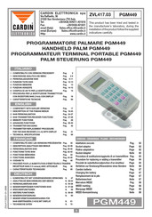 Cardin Elettronica PGM449 Handbuch