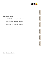 Axis T93F-Serie Installationsanleitung