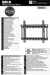 World Mount WM1-M Benutzerhandbuch